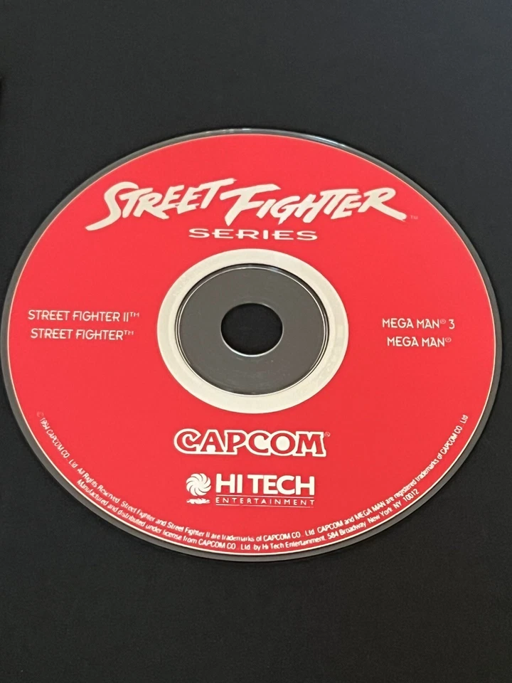 Raro. De colección HI Tech Ent.Street Fighter Series Por Capcom CD, Mega Man 3, 1994. Foto 2 de 4