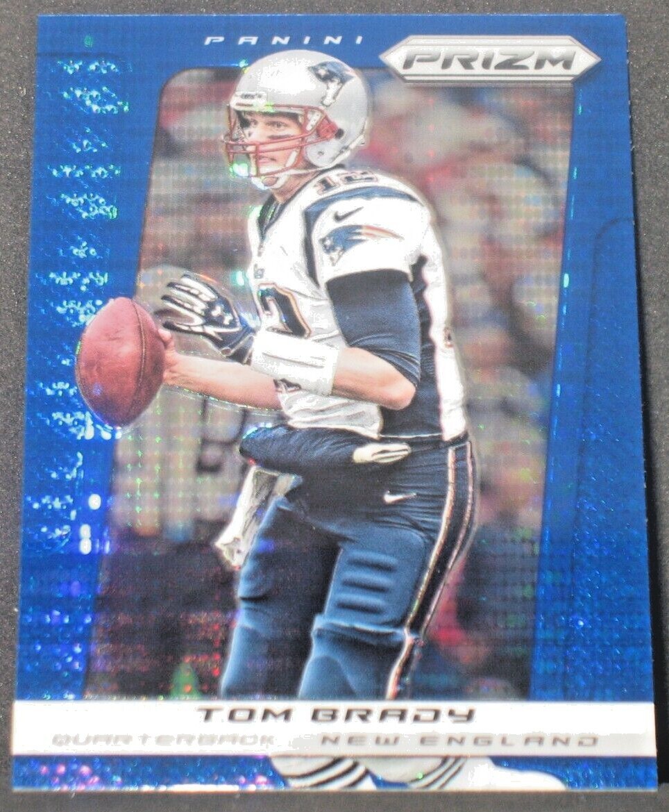 Tom Brady 2013 Panini Prizm Blue Pulsar Refractor #64 New England Patriots TOUGH