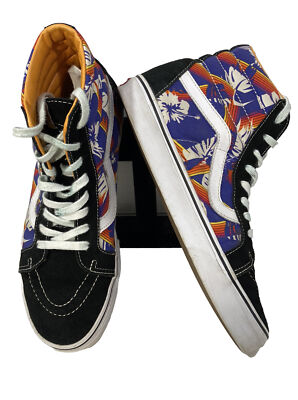 VANS Sk8 Mens 10 Van Doren Black/Tropic Ray Reissue-Suede Hi Top