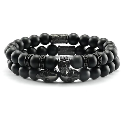 SkeletonHD -NEVER CONFORM - Phantom Stack Bracelet Set (Size: 7''-7.5'')