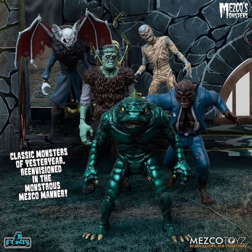 Mezco Monsters 5 Points Action Figures Tower of Fear Deluxe Set 5 Action Figures - Picture 10 of 10