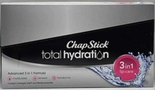 12PK Chapstick Total Hydration 3 In 1 Lip Care ~ SOOTHING OASIS ~0.12 OZ EA ~NEW