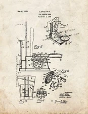 Pie Throwing Game Patent Print Old Look