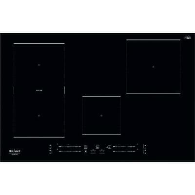 HOTPOINT HS3377CBF PIANO COTTURA INDUZIONE 4 PIASTRE 77CM FLEXI ZONE VETRO  NERO | eBay