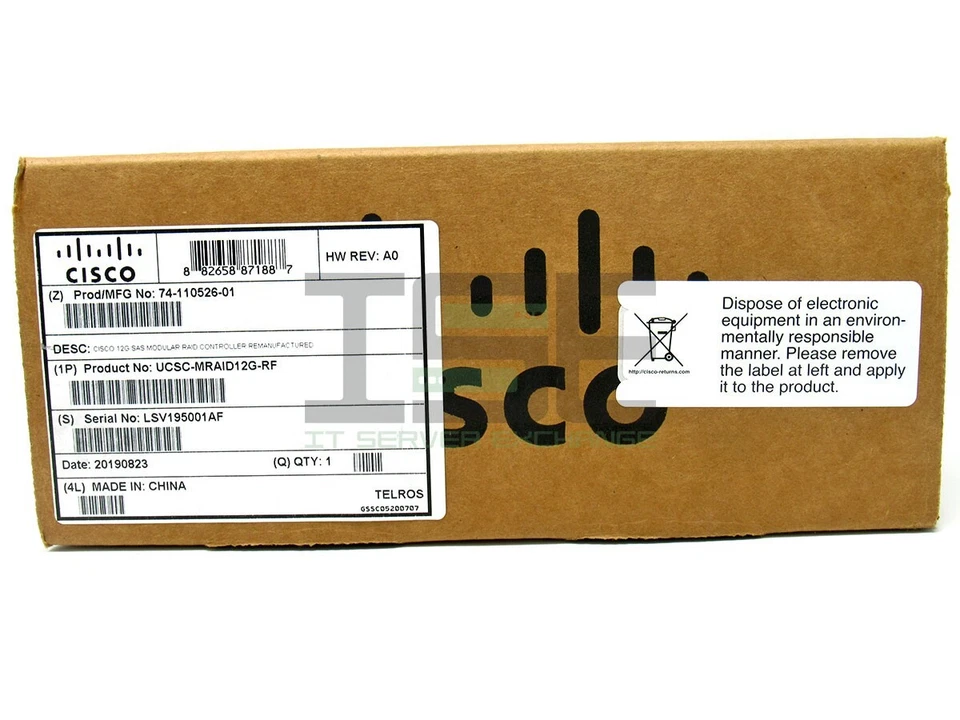 Brand New Cisco 2Gbps SAS 2GB FBWC Cache Module UCSC-MRAID12G-2GB UCSC-MRAID12G  - Image 2 of 3