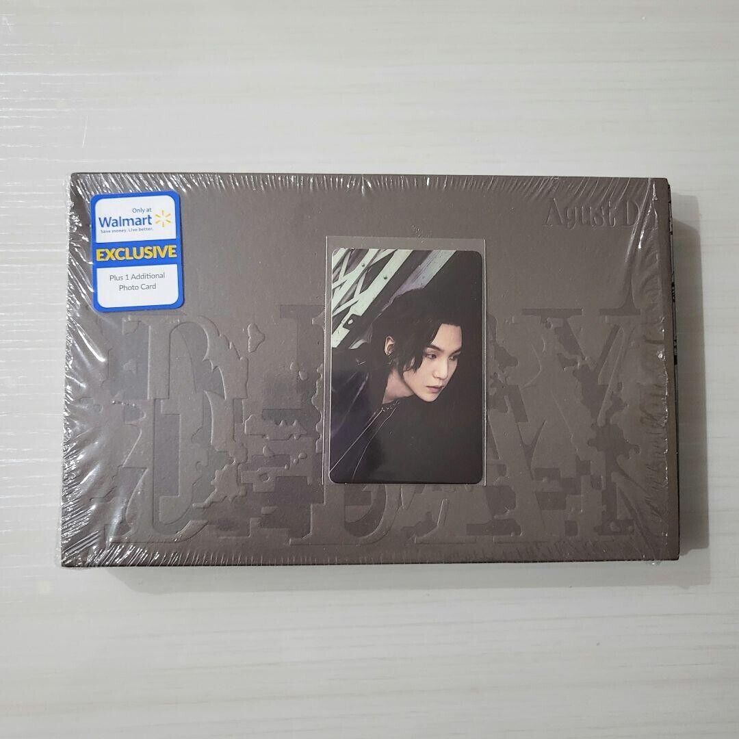 BTS Agust D D-DAY Walmart Limited Edition CD Photocard Set Yoongi 