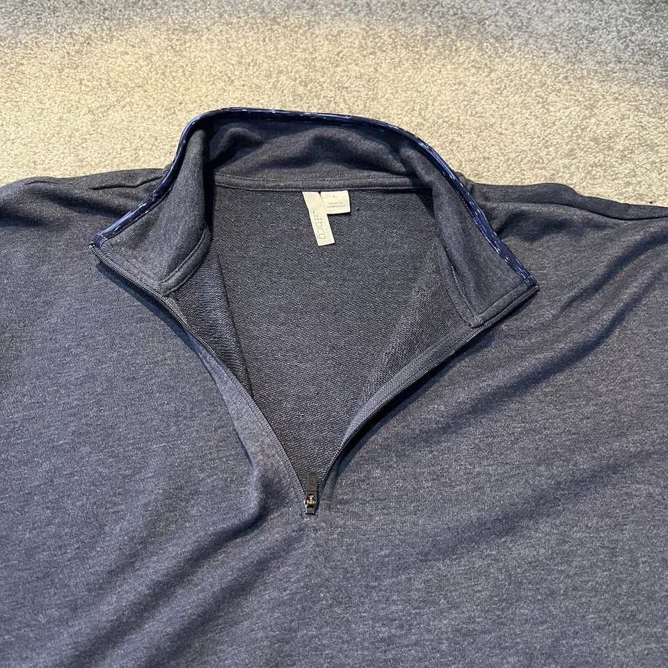 BCG Mujer 1/4 Cremallera Pullover Top Chaqueta Grande Azul Marino Spacedye Bloque Fiesta Nuevo con Etiquetas Foto 2 de 4