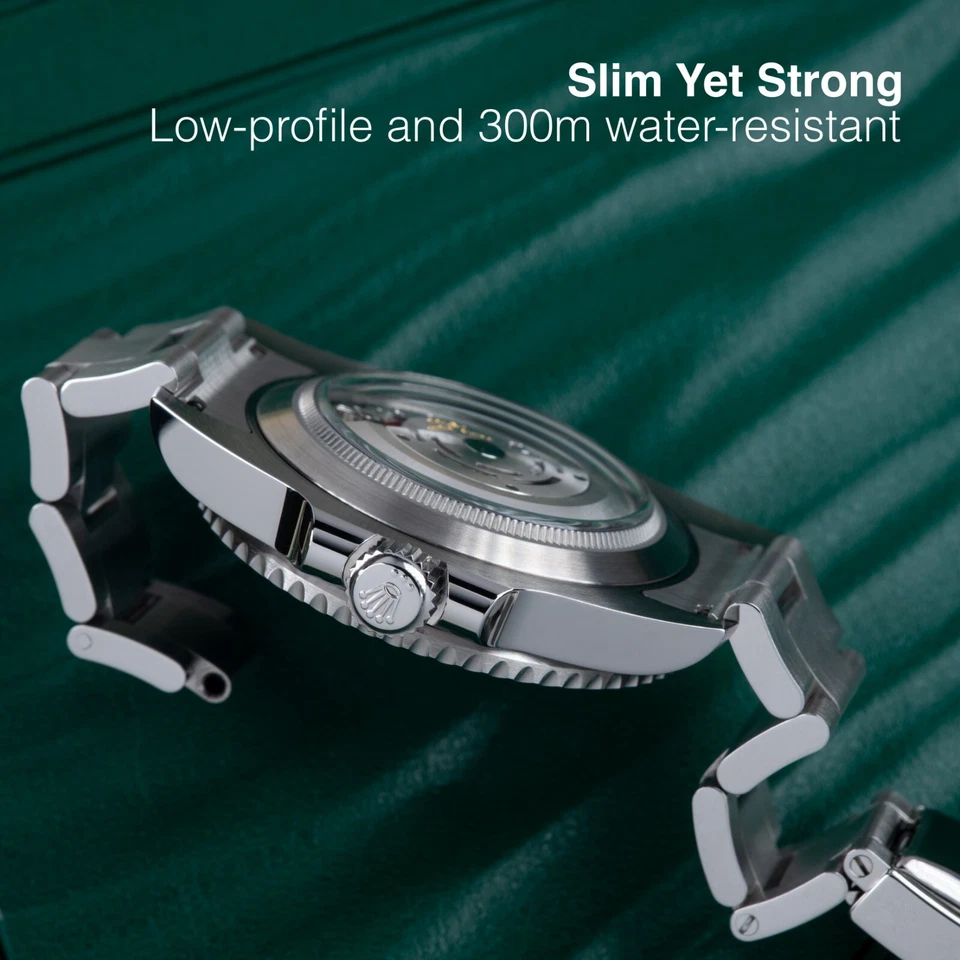 Spiralwinder Slim Sapphire Exhibition Caseback For Rolex Submariner and Sub Date - Image 3 of 4