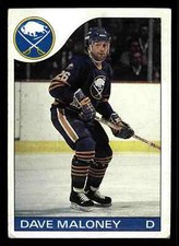1985-86 Topps Dave Maloney #89 - Buffalo Sabres