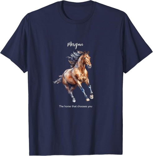 Morgan Horse T-Shirt Hoodie - Picture 7 of 14