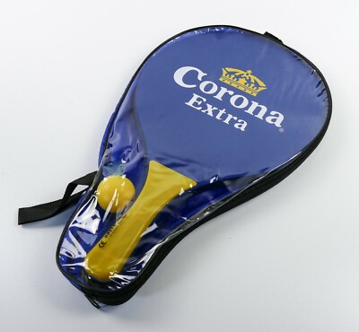Corona Extra Bier Beachball Spiel 2 Schläger ein Ball Strandspiel Sommer 8312