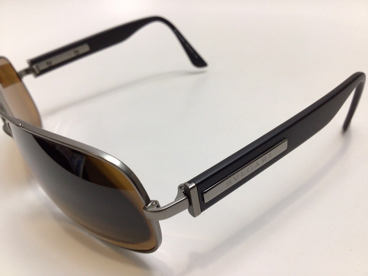 Pre-Owned Vintage BVLGARI Frame BVLGARI Green Black Pre Loved AS IS Sunglasses w/case  main image 3