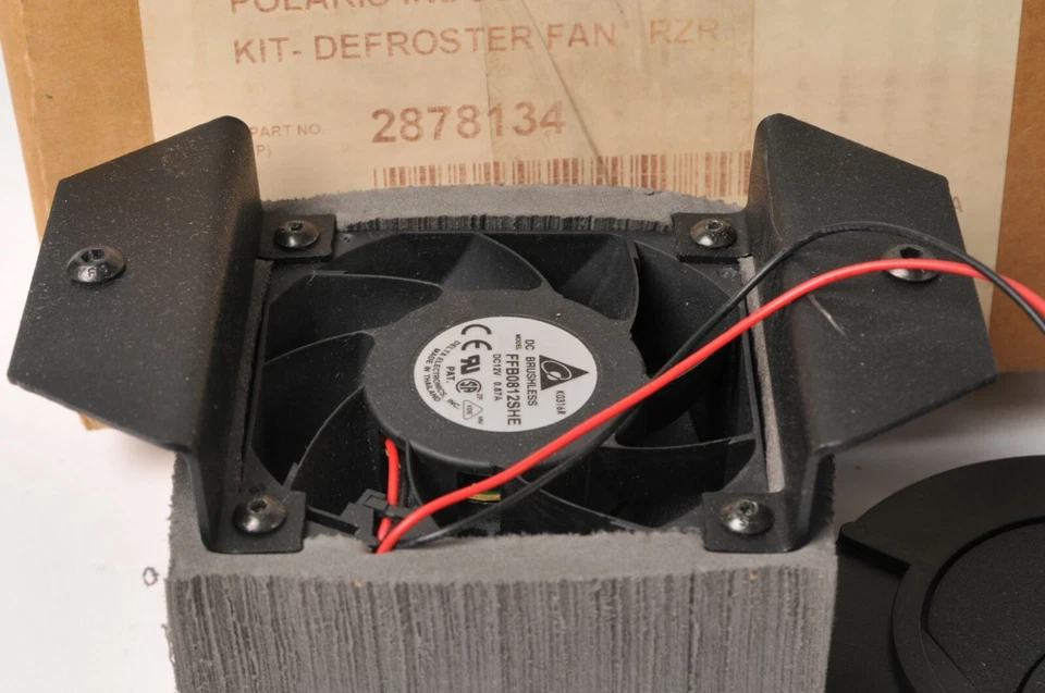 Genuine Polaris 2878134 Defroster Kit Fan RZR 800 S 4 EFI LE 2008-2013 - Image 2 of 3
