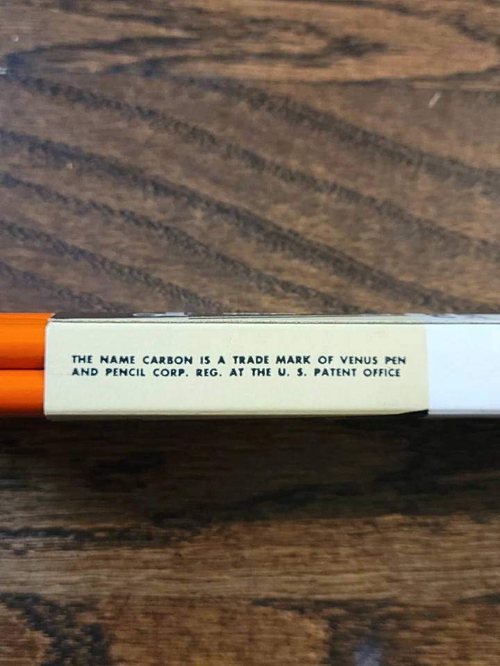 Винтажный Venus ручка и карандаш Corp толщиной углерода рисования карандаши #113 упаковка из 12 новый - Изображение 3 из 4
