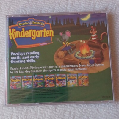 Reader Rabbit's KINDERGARTEN (CR-ROM, 1998) PC GAME Version 2.01