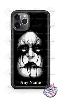 black Metal face the Crow Personalized Phone Case Cover fits iPhone Samsung gift