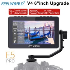 Feelworld F5 Pro V4 6" Touch Screen 3D 4K HDMI Camera Monitor External install