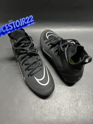 Nike Alpha Huarache 8 Elite LAX Lacrosse Black Metallic  display picture 1