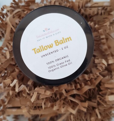 Tallow Balm Anti-Aging Face Body Cream Organic Moisturizer Unscented