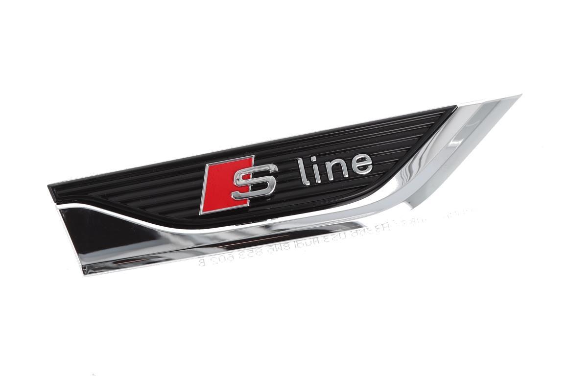OEM AUDI A5 8W6 S-LINE FENDER FRONT RIGHT FENDER EMBLEM