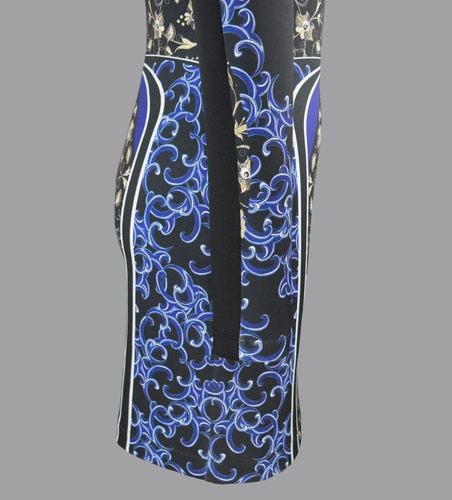 CLOVER CANYON Royal Egg Russian Long Sleeve Dress Size Small - Picture 7 of 10