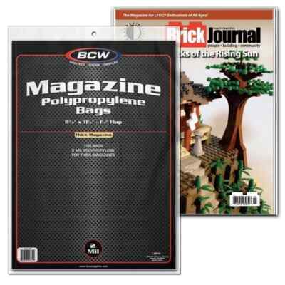 Magazin Taschen 50er Pack 50 BCW Magazin-Taschen & Bretter (säurefrei) – Archiv-Aufbewahrung Für Sammelkarten Oder Fotos Budget Binder A6
