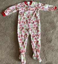 Elf on the Shelf Christmas Pajamas Fleece Sleepwear Toddler Girl 4T So Cute