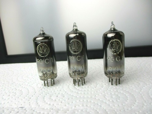 3 x Valvo 90 C 1 Röhre, Spannungs Stabilisator Röhre NOS tube