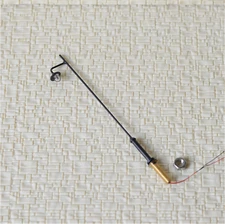 10 x HO scale street lights model railroad antique LED path yard lamppost #SL3