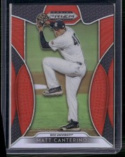 2019 Panini Prizm Draft Picks #42 Matt Canterino Orange