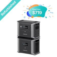 Dabbsson 3030Wh Portable Power Station Solar Generator with Extra Battery Backup