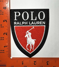 Polo Ralph Lauren Vintage Style Embroidered Patch Iron On Sew On Logo Badge USA
