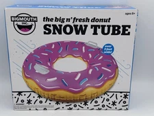 3 Foot Wide Giant Frosted Donut Snow Tube/Tubing Sled (Big Mouth Inc)