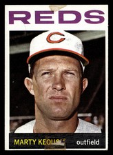 1964 Topps Marty Keough #166 FR Cincinnati Reds