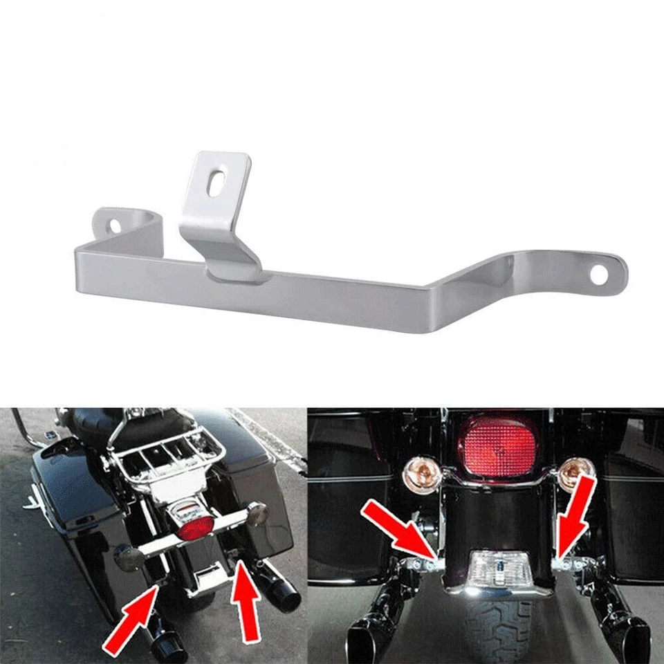 Rear Saddlebag-To-Fender Support Bracket Fit For Harley Touring Road King Glide - Image 3 of 4
