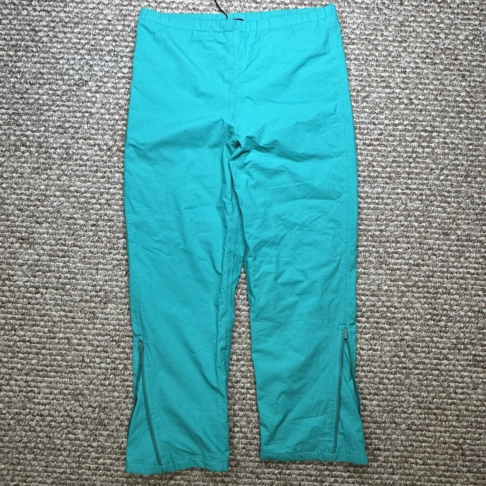 VTG Eddie Bauer Mens Size S Gore-Tex Waterproof Ankle Zip Outdoor Rain Pants