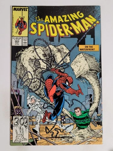 Amazing Spider-man #303 Marvel 1988 VF+ 8.5 Sandman Cover art by Todd McFarlane