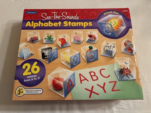 Lakeshore Learning See The Sounds Alphabet Stamps Complete Set
