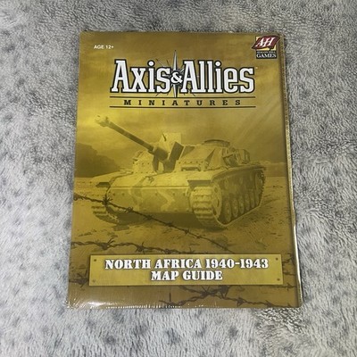 Brand New Sealed Axis & Allies Miniatures North Africa 1940-1943 Map Guide 2008