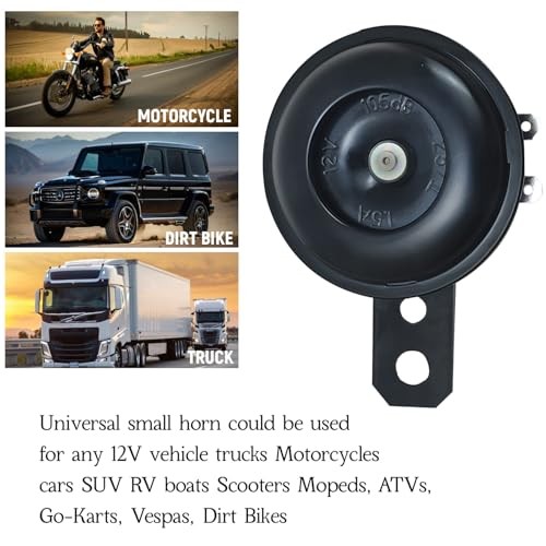 Waterproof motorcycle Horn Motorcycle Universal Car Loud Speaker2V05 dB Mini 1 - Picture 4 of 8