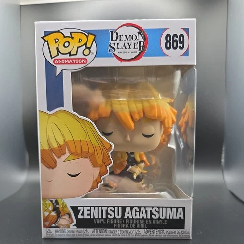 FUNKO POP JAPAN ANIME DEMON SLAYER ZENITSU AGATSUMA #869 VINYL FIGURE 49012