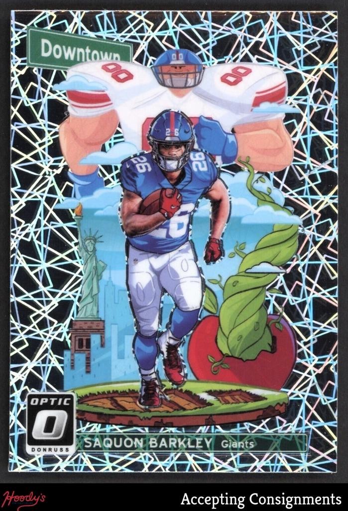 2018 Donruss Optic Downtown #DT15 Saquon Barkley SP Giants
