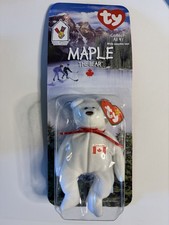 Ty McDonald's Maple the Bear Teenie Beanie Babies 1999 International Bears