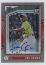 2024 Panini Donruss Optic Rated Prospects Signatures Cam Collier #185 Auto 1bi0