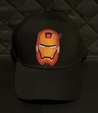 Marvel Iron Man Embroidered Black Baseball Cap Hat