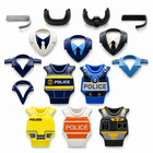Playmobil Spare Parts Police SEK SWAT Protective Vest Collar Face Masks