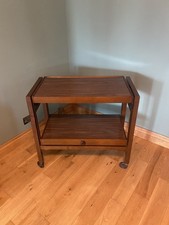 Besway vintage metamorphic tea drinks trolley foldaway table retro on castors  