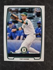 MATT OLSON 2012 TOPPS 1ST BOWMAN ROOKIE CARD #BDPP20 A's Braves Baseball Card. rookie card picture