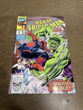 Spider-Man Marvel Web Of Spider-Man Issue # 69 October 1990 Hulk - VF+