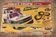 Vintage 1996 LifeLike Chevy Truck Racing Electric Track Set HO scale In Box